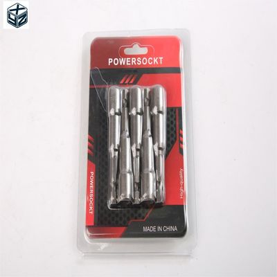 Strong Magnetic Nut Driver Set 1/4'' 65mm 5pcs con confezione in conchiglia di bolla in materiale CRV
