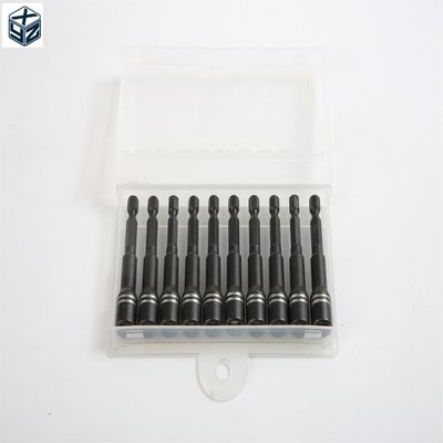 ODM supportato fornitura 6.35 esagonale CRV acciaio driver di dadi magnetici impostato in scatola di plastica PE