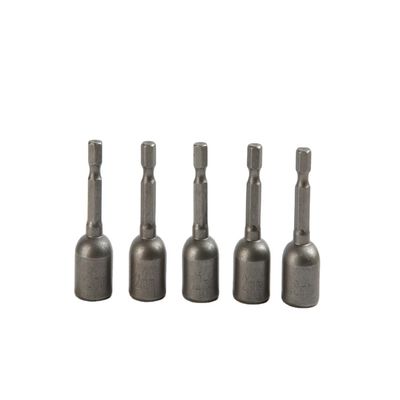 12mm*48mm*5PC CRV Magnetico Nbut Driver Set con finitura naturale e 1/4 in Drive Size