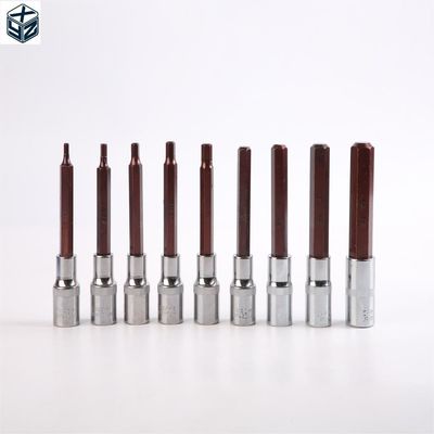 H tipo 100MM 9pcs Ferm e stabile Bit Socket Set per utensile elettronico a mano