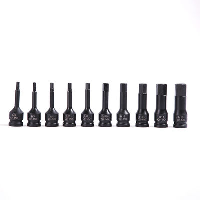 H5 Hex Impact Socket Set per la riparazione di auto durevoli 1 1/2in, 3/4in, 1/2in, 3/8in