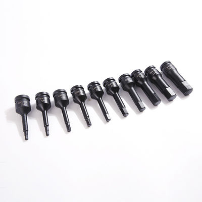 H5 Hex Impact Socket Set per la riparazione di auto durevoli 1 1/2in, 3/4in, 1/2in, 3/8in