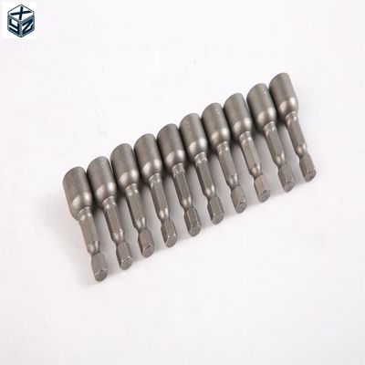 Dispositivo di dimensione CRV 6.35 Hexagon 9mm*42mm*10PC Strong Magnetic Nut Driver Set
