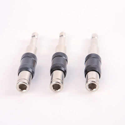 Detentore di punte di bit pivotante elettroplata per acciaio vanadio cromo forgiato da 89 mm 1/4 HEX