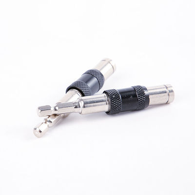 Detentore di punte di bit pivotante elettroplata per acciaio vanadio cromo forgiato da 89 mm 1/4 HEX