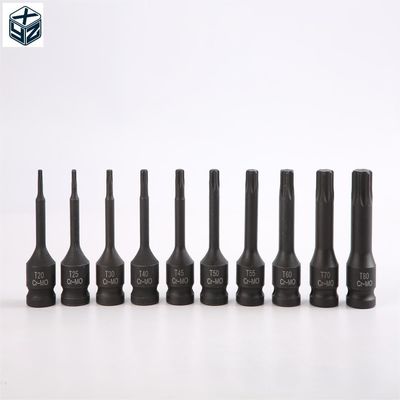 Finitura di fosfato nero 20pcs serie 78 T20 a T80 Materiale CR-MO Set di presa d'impatto durevole