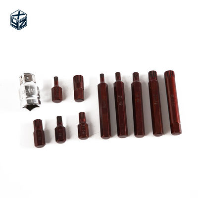 11pcs S2 M Tipo Legatura Acciaio utensili a mano Bit Set di grado industriale per supporto personalizzato