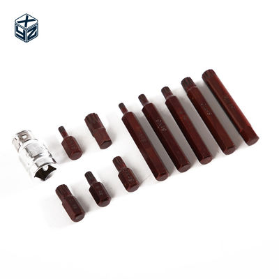 11pcs S2 M Tipo Legatura Acciaio utensili a mano Bit Set di grado industriale per supporto personalizzato