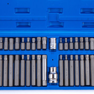 40pcs scatola di plastica precisione di lavorazione di bit set materiale CRV per utensili industriali a mano