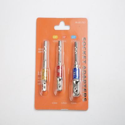 CRV Cromo Vanadio Acciaio Argento 1/4' 54' MM Adaptatore di presa universale