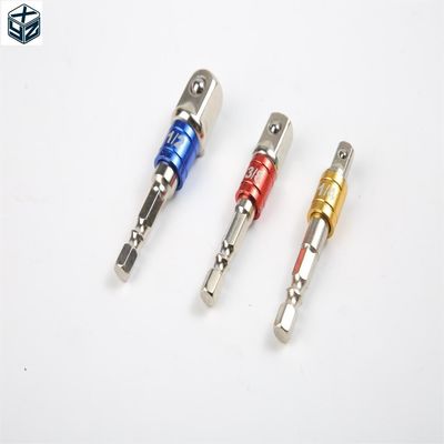 CRV Cromo Vanadio Acciaio Argento 1/4' 54' MM Adaptatore di presa universale