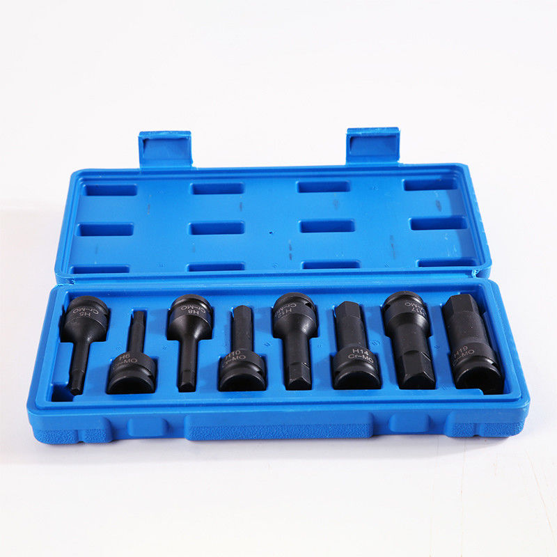 Dispositivo di finitura di fosfato nero H5 Hex Impact Socket Set realizzato con materiale CR-MO