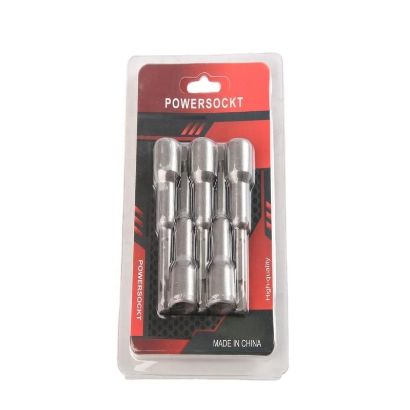Non classificato Classe CRV Materiale 6.35 Esagonale 10mm*65mm*5PC Set di driver di dadi magnetici forti