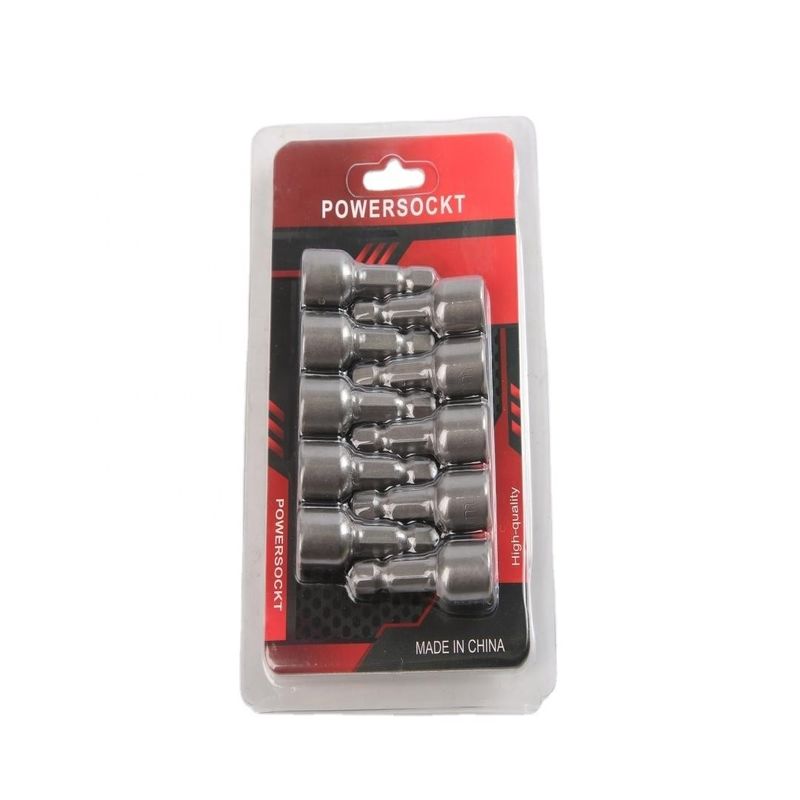 6.35 esagonale 8mm*42mm*10PC CRV Magnetic Nut Driver Set con forti caratteristiche magnetiche