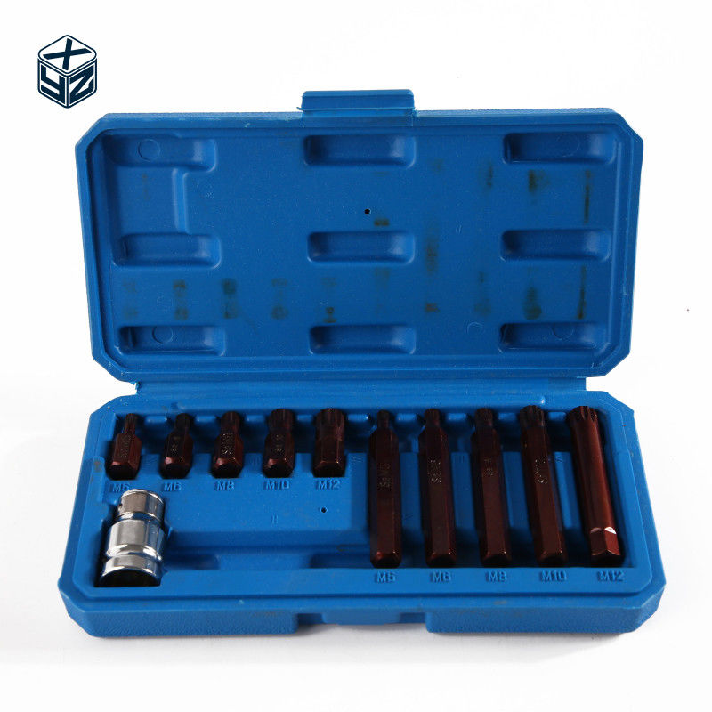 11pcs S2 M Tipo Legatura Acciaio utensili a mano Bit Set di grado industriale per supporto personalizzato
